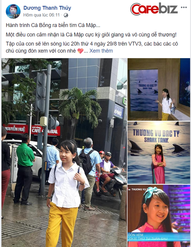 Bé Bống bán chè bưởi, 10 tuổi tự sắm iPhone, laptop lên gọi vốn trên Shark Tank Việt Nam - Ảnh 1.