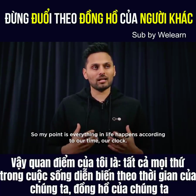 Bài diễn thuyết thức tỉnh người trẻ: Đừng đuổi theo đồng hồ của người khác, sống có mục đích thì thành công sẽ theo đuổi bạn! - Ảnh 1.