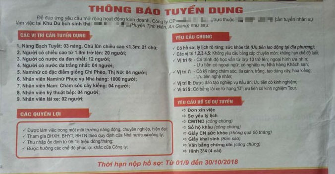 mot cong ty tuyen dung... “chi pheo, thi no, bach tuyet, chu lun”! hinh anh 1