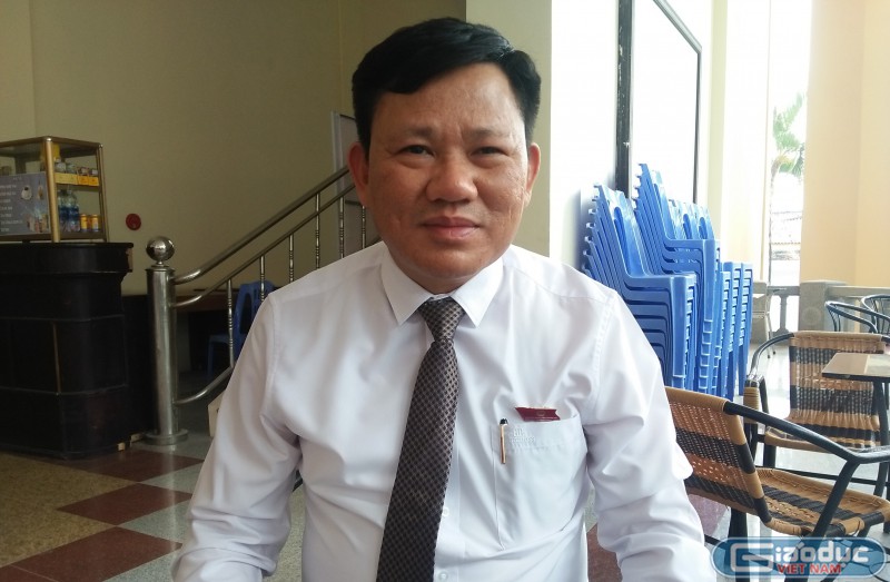 Ông Nguyễn Văn Thi - Trưởng ban Quản lý Khu kinh tế Nghi Sơn và các khu công nghiệp. Ảnh: QUỐC TOẢN.