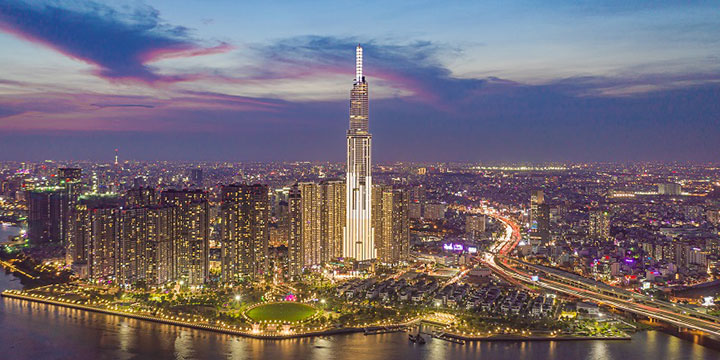 Tòa tháp Landmark 81 đã xác lập nhiều kỷ lục của người Việt Nam