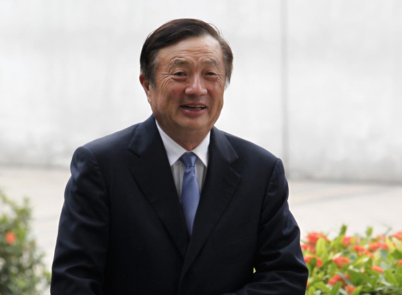 Nhà sáng lập kiêm giám đốc điều hành Huawei Nhậm Chính Phi - Ảnh: REUTERS