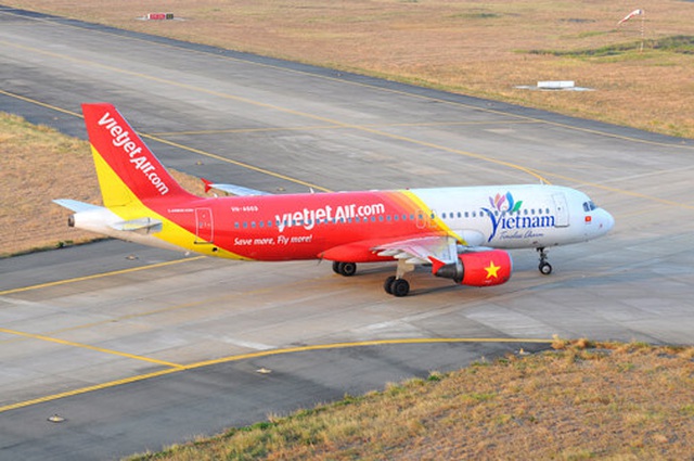 Máy bay Vietjet vừa chở đoàn khách Trung Quốc từ Việt Nam về Vũ Hán