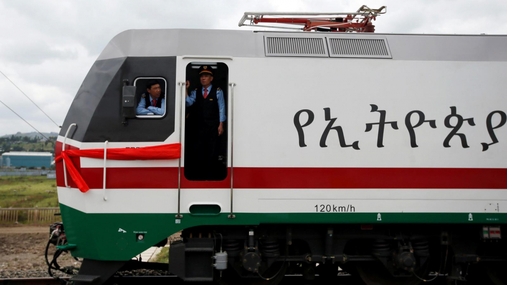 Dự án tuyến đường sắt Addis Ababa - Djibouti. Ảnh: BBC