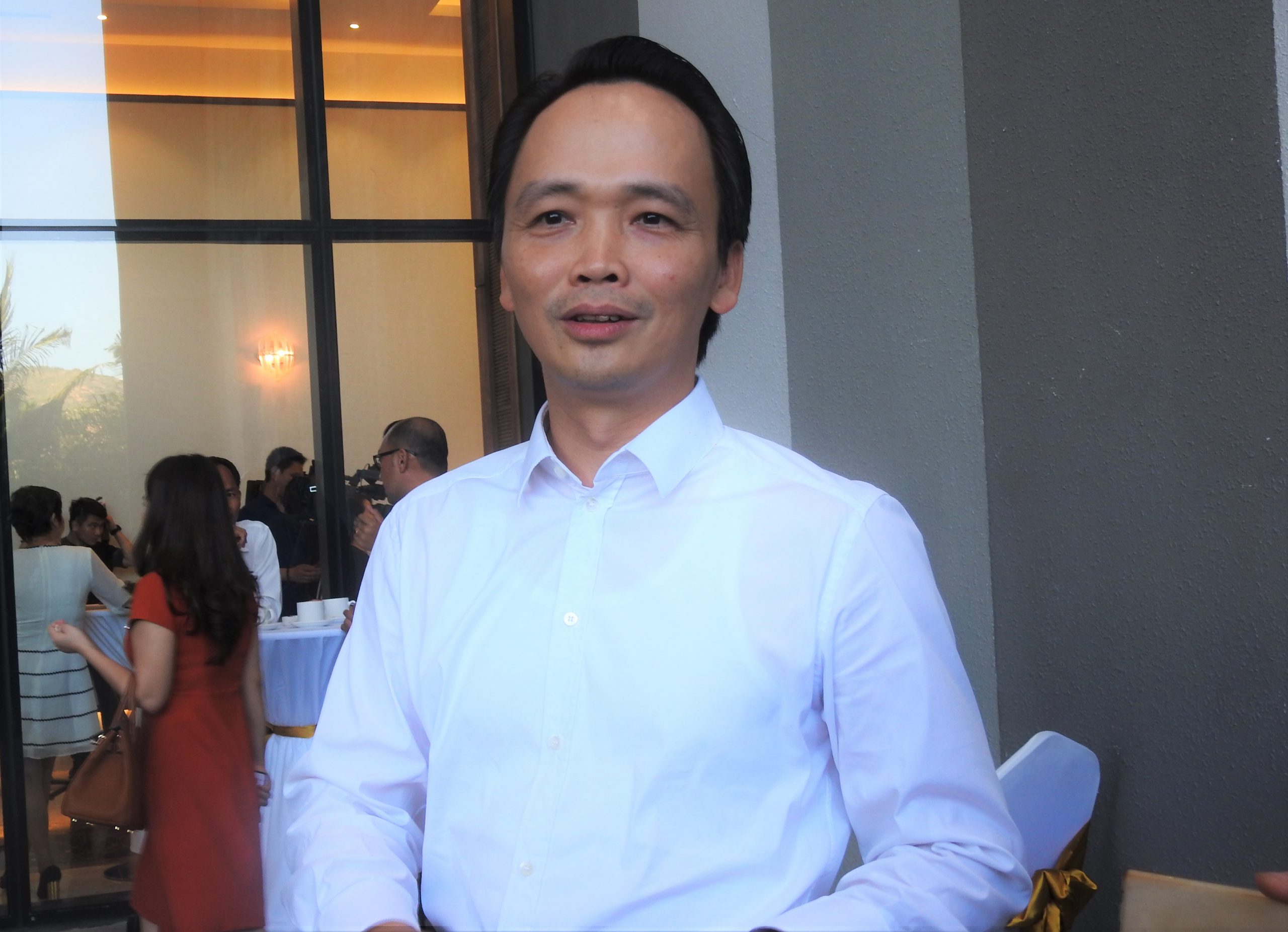 Ông Trịnh Văn Quyết - Chủ tịch Tập đoàn FLC, Chủ tịch Bamboo Airways tại sự kiện chiều 30/5/2020. Ảnh: Đức Quyền.