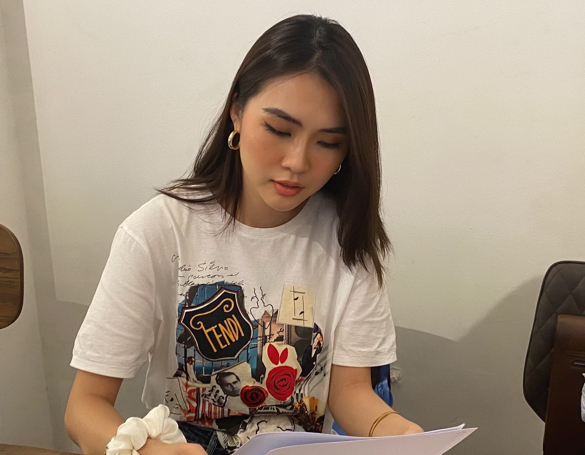 Tường Linh trong buổi gặp gỡ báo chí chiều ngày 20.7