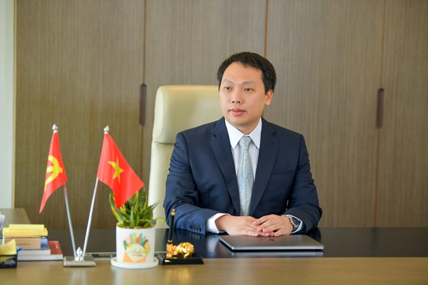 Ông Nguyễn Huy Dũng được bổ nhiệm làm Thứ trưởng Bộ Thông tin và Truyền thông.Ảnh: Vietnam+
