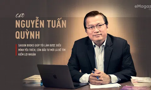 CEO Nguyễn Tuấn Quỳnh: "Saigon Books giúp tôi làm được điều mình yêu thích, còn đầu tư mới là để tìm kiếm lợi nhuận "