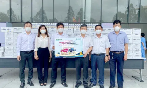 NutiFood tặng 80.000 sản phẩm dinh dưỡng y học trị giá 2,6 tỷ cho 10 bệnh viện dã chiến tại Bình Dương