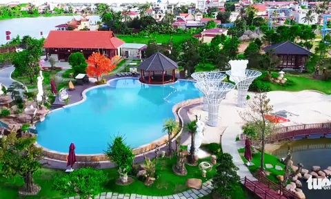 Đại công trình hàng chục ngàn m² không phép nằm gần trụ sở UBND huyện