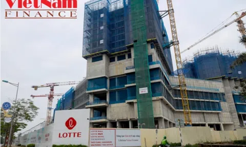 Cận cảnh dự án Lotte Mall gấp rút xây dựng đầu năm Nhâm Dần