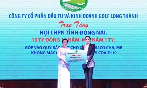 Golf Long Thành tài trợ 10 tỷ đồng cho chương trình “Mẹ đỡ đầu” tỉnh Đồng Nai