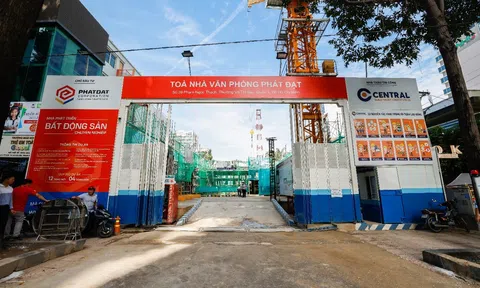 Dự án tòa nhà văn phòng Phát Đạt hoàn thành kết cấu phần ngầm