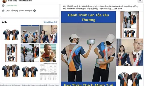 Shop thời trang online đua thiết kế, bán trang phục 'bắt trend' thầy Thích Minh Tuệ