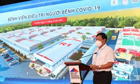 Bệnh viện dã chiến tại Hà Nội chính thức khánh thành