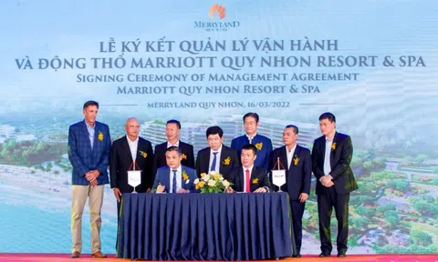 Tập đoàn Hưng Thịnh ký kết hợp tác và động thổ khách sạn 5 sao Marriott QuyNhon Resort & Spa tại MerryLand Quy Nhơn
