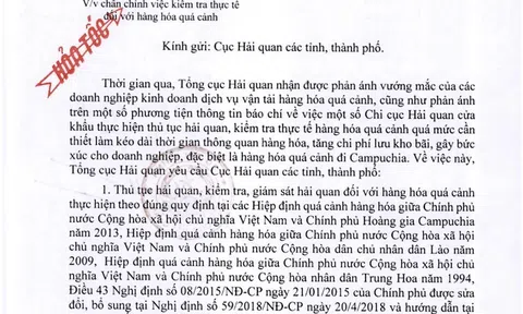 Vụ DN tố hải quan gây khó: 'Tổng cục Hải quan sẽ xử lý lãnh đạo đơn vị thực hiện không đúng’