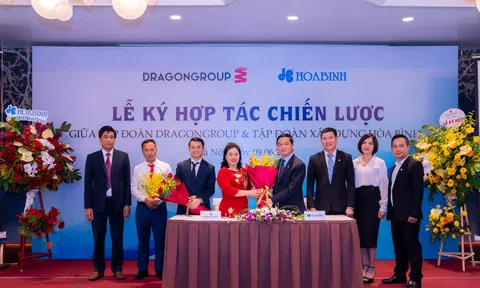Tập đoàn Xây dựng Hòa Bình và Tập đoàn DragonGroup kí kết hợp tác chiến lược