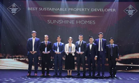 Sunshine Homes thắng đậm với nhiều hạng mục giải thưởng quan trọng tại Dot Property Vietnam Awards 2021