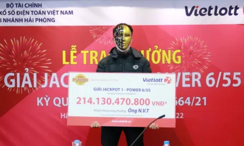 Tài xế xe công nghệ tại Hà Nội trúng Jackpot hơn 214 tỷ đồng