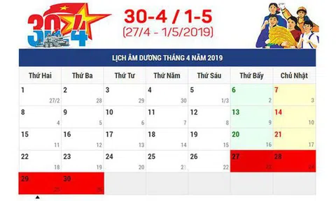 Tiền thưởng dịp 30/4, 1/5 năm nay như thế nào?