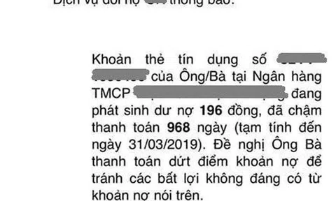 Ngã ngửa 'lý lịch' xấu vì khoản nợ xấu 1 đồng treo suốt 3 năm