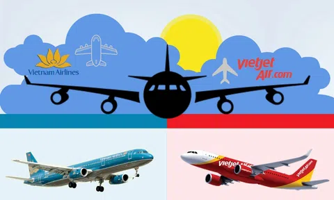 [Infographic] Cuộc đua giữa 'Hãng hàng không bikini' Vietjet Air và Vietnam Airlines có gì thú vị?