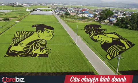 Làng thần kỳ Nhật Bản: Từ nghèo nhất đến nổi tiếng khắp cả nước, doanh số bán gạo tăng 400% nhờ biến ruộng lúa thành tranh