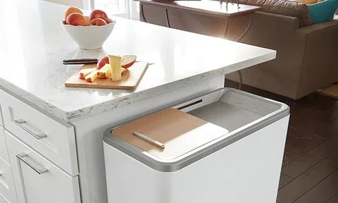 Khám phá chiếc thùng rác biến thức ăn thừa thành phân bón hữu cơ chỉ sau 24h