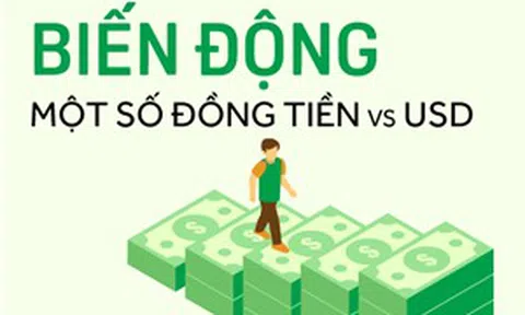 [Infographic] Đa số các đồng tiền châu Á mất giá so với USD sau một tháng Fed tăng lãi suất