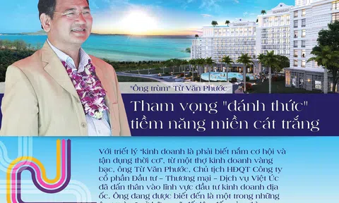 Tham vọng 'đánh thức' tiềm năng miền cát trắng của 'ông trùm' Từ Văn Phước
