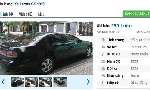 Chiếc ô tô Lexus cũ này đang rao bán tầm giá chỉ 200 triệu đồng, có nên mua?