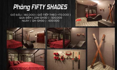 Trang trí phòng theo kiểu "50 sắc thái", khách sạn ở Cần Thơ bị buộc tháo gỡ