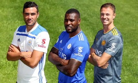 Logo Bia Sài Gòn xuất hiện trên áo đấu mới của Leicester City