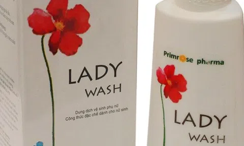 Đình chỉ lưu hành, thu hồi dung dịch vệ sinh phụ nữ Lady Wash