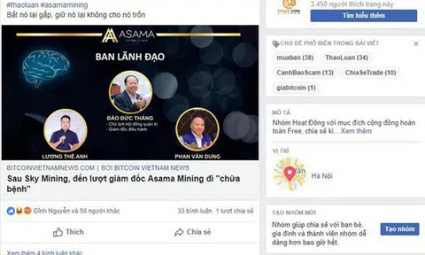 Rộ thông tin công ty tiền ảo Asama Mining sắp sụp đổ giống Sky Mining