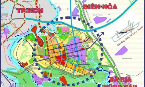 Đồng Nai muốn xây khu trung tâm Nhơn Trạch 600ha, thoát tên 'thành phố ma'