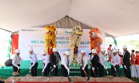 Khởi công dự án điện mặt trời Sông Lũy 1 trị giá gần 1000 tỷ đồng