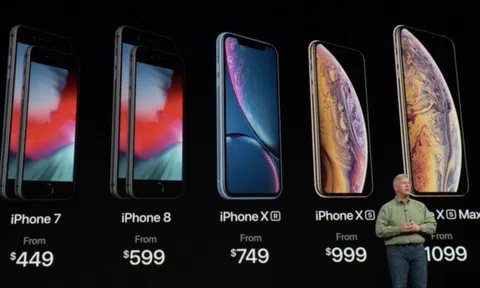 Cổ phiểu Apple sụt giảm sau khi iPhone mới ra mắt