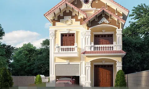 10 mẫu biệt thự 2 tầng tân cổ điển dưới 1 tỷ đồng