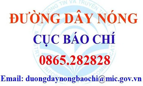 Cục Báo chí lập đường dây nóng tiếp nhận thông tin báo chí sách nhiễu DN
