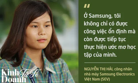 Giấc mơ đại học của một công nhân nhà máy Samsung Việt Nam