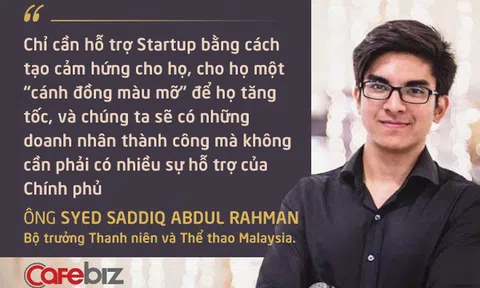 Bộ trưởng 9x từng 2 lần từ chối học bổng Oxford của Malaysia: KPI lớn nhất trong hỗ trợ khởi nghiệp tại nước tôi là cước phí Internet giảm 50%, còn tốc độ Internet phải nhanh gấp đôi