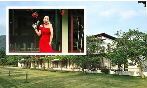 Ngắm sân vườn đẹp như cổ tích trong biệt thự của Mỹ Linh