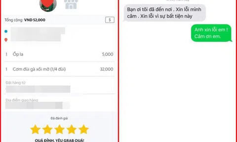 "Xin lỗi, mình câm", tin nhắn của tài xế Grab khiến chàng trai lặng người