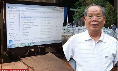 PGS Bùi Hiền công bố đã có phần mềm chuyển đổi 'tiếw Việt'