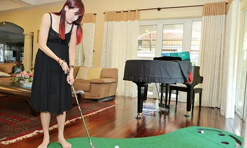 Khám phá biệt thự 800m2 có nơi đánh golf mini của 'cô giáo Mai'