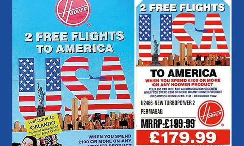 “Mua máy hút bụi, tặng vé máy bay” – Chương trình thảm họa khiến 3 giám đốc bị sa thải, dư luận tấn công, 30% thị phần bốc hơi, cả công ty vỡ trận