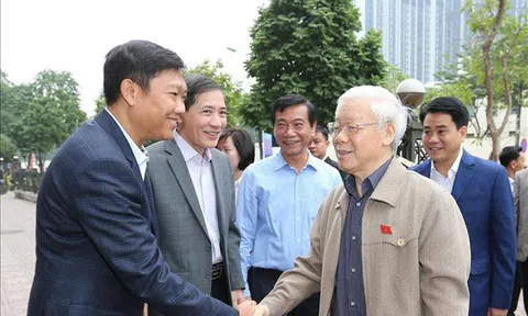 Chùm ảnh: Tổng Bí thư, Chủ tịch nước tiếp xúc cử tri