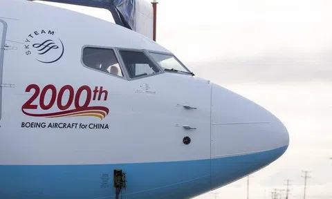 Boeing chuyển giao chiếc máy bay thứ 2.000 cho Trung Quốc